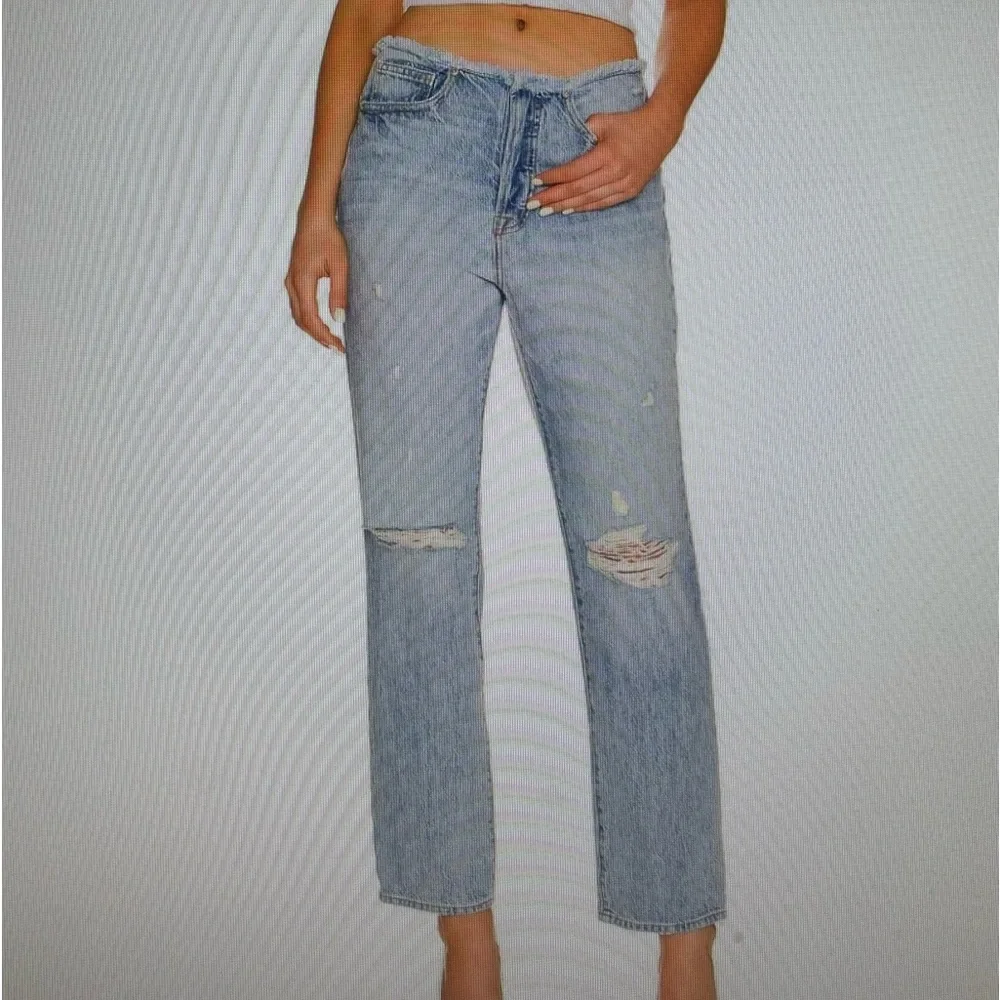 NWT Jonathan Simkhai Standard Zuri Mid Rise Boyfriend Jean. Size 29 - Picture 1 of 5